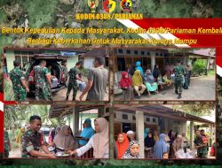 Bentuk Kepedulian Kepada Masyarakat, Kodim 0308/Pariaman Kembali Berbagi Keberkahan Untuk Masyarakat Kurang Mampu