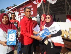 Rutan Pelaihari Gelar Jalan Santai Meriahkan HUT ke-80 RI