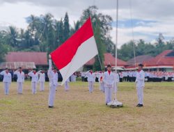 Danramil 03/Sungai Sariak Menghadiri Upacara Peringatan HUT RI ke 80 di Kecamatan VII Koto Patamuan