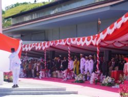 Danrem 181/PVT Ikuti Upacara Pembukaan dan Penutupan HUT RI ke-80 di Lantamal XIV Sorong