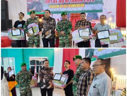 Kodim 0115/Sml Berikan Hadiah Kepada Juara Lomba Gapura Terbaik Antar Kecamatan Kabupaten Simeulue Dalam Rangka Memperingati HUT RI ke 80