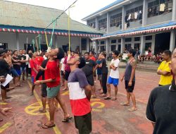 Lomba Tradisional Warnai Blok Hunian Rutan Palu di HUT RI Ke-80