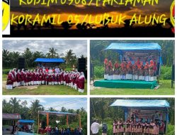 Babinsa Hadiri Perayaan HUT RI ke-80 di Wilayah Binaannya