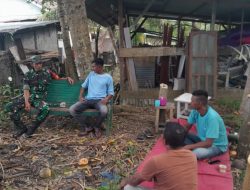 ‎Babinsa Samadua Ajak Warga Jaga Kekompakan Melalui