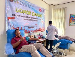 Peduli Sesama, Lapas Banjarbaru Gelar Donor Darah HUT RI Ke-80