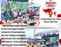 Danramil 0904-07/Mkm Membuka Lomba Gerak Jalan