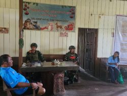 Satgas Pamtas Mobile Yonif 733/Masariku Pererat Silaturahmi dengan Tokoh Agama Kampung Mumugu