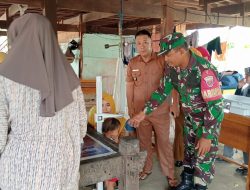 Wujudkan Balita Sehat, Babinsa Kodim 1404/Pinrang Dampingi Pelaksanaan Posyandu