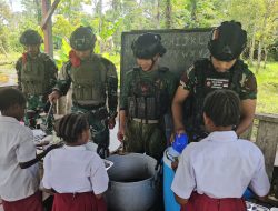 Kasih Sayang Prajurit Masariku: Gelar Program Masariku Peduli Gizi di Mumugu