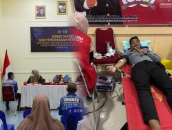 Rutan Selayar Gelar Donor Darah dan Pemeriksaan Kesehatan bagi Pegawai dan Warga Binaan