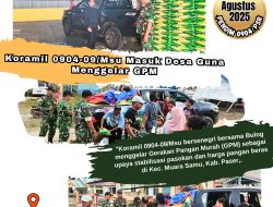 Koramil 0904-09/Msu Masuk Desa Guna Menggelar GPM