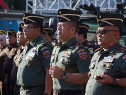 Danrem 141/Tp Hadiri Apel Gelar dan Penandatanganan PKS Pam Kejati/Kejari Wilayah Sulsel dan Sultra