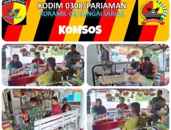 Komsos di Warung Kopi Eratkan Silaturahmi Bersama Warga