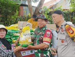 Babinsa Kodim 1404/Pinrang Pantau Operasi Pasar Murah Wilayah Kecamatan Batulappa