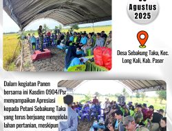 KODIM 0904/PASER DUKUNG PENUH PROGRAM SWASEMBADA PANGAN