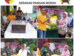 Danramil 09/Batang Anai dan Bapak Camat Batang Anai Ikut Gelar Pasar Beras Murah Ringankan Beban Warga