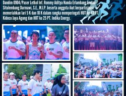 TURUT BERPARTISIPASI DALAM KEGIATAN LARI 5 K DAN 10 K