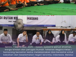 Dari Rutan Semarang, Doa Bersama Bergema untuk Negeri Tercinta