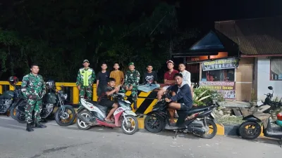 Koramil 1419-04/Alla Gelar Patroli di Wilayah Kecamatan Alla