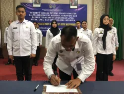 Teken Komitmen Bersama, Lapas Banjarbaru Tegaskan Komitmen Wujudkan Pemasyarakatan Bebas Narkoba dan Barang Terlarang