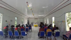 Satgas Yonif 733/Masariku Turut Melaksanakan Ibadah di Gereja Katolik Desa Krepkuri