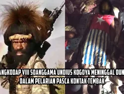 *KOOPS HABEMA MEMBENARKAN BAHWA PANGKODAP VIII SOANGGAMA UNDIUS KOGOYA MENINGGAL DUNIA DALAM PELARIAN PASCA KONTAK TEMBAK