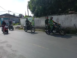 Personil Koramil 02/Seunagan Laksanakan Patroli Di Wilayah Binaan Antisipasi Bencana Banjir
