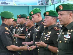 Danrem 141/Tp Pimpin Sertijab Dandim 1404/Pinrang, Dandim 1420/Sidrap, Dandim 1421/Pangkep, Dandim 1423/Soppeng serta Dandim 1426/Takalar