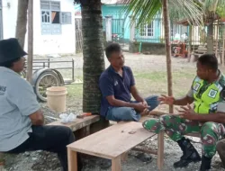 Babinsa Komsos dengan Tokoh Masyarakat, Bahas Kemitraan dan Kesejahteraan Warga