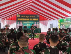 Dandim 1404/Pinrang Gelar Jam Komandan Perdana Usai Sertijab