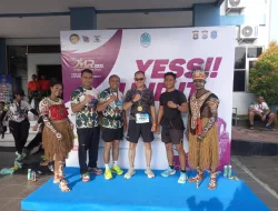 Danrem 181/PVT Hadir dan Mengikuti Kegiatan Indo Marines Run tahun 2025 HUT ke-80 korps Marinir TNI AL