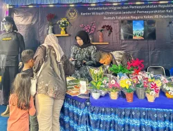 Produk Pembinaan Warga Binaan Rutan pelaihari Menarik Perhatian Pengunjung di Pembukaan Expo Tanah Laut 2025