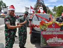 Korem 181/PVT Menyelenggarakan kegiatan “Karnaval Natal Tahun 2025 Bersama Kodam XVIII/Ksr Patriot Pembela Rakyat
