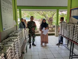 Babinsa Koramil 01/Simeulue Timur Laksanakan Kegiatan pendampingan Makan Bergizi Gratis (MBG)