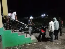 Personil Koramil 1419-04/Alla Gelar Patroli Malam di Kecamatan Curio