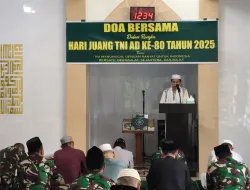 Kodim 1404/Pinrang Gelar Doa Bersama Peringati Hari Juang TNI AD ke-80 Tahun 2025