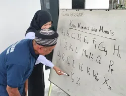 Bersama Peserta Magang Batch 2, Lapas Banjarbaru Gelar Pembinaan Baca Tulis Bagi Warga Binaan