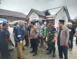 Gerak Cepat Dandim 1404/Pinrang Bersama Forkopimda Tinjau Lokasi Bencana Angin Puting Beliung di Lanrisang