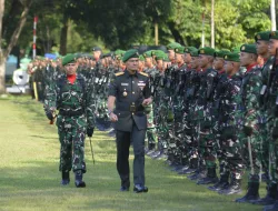 Danrem 181/PVT Pimpin Upacara Peringatan Hari Juang TNI AD Tahun 2025