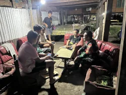 Babinsa Koramil 1404-01/Suppa Laksanakan Patroli Malam Jaga Kamtibmas