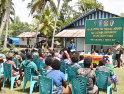DARI EDUKASI HINGGA TANAM MANGROVE, KODIM 1707/MERAUKE AJAK WARGA PAYUM RAWAT ALAM