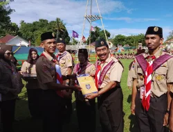 Dandim 1404/Pinrang Dampingi Bupati Pinrang Hadiri Pembukaan Jambore Cabang Gerakan Pramuka Kwarcab Pinrang Tahun 2025