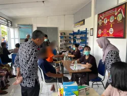 Tingkatkan Layanan Kesehatan WBP, Lapas Ambarawa Bersama HTE Semarang Lakukan Bakti Sosial