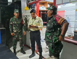 Antisipasi Gangguan Kamtibmas,Babinsa Jajaran Kodim 0907/Trk Lakukan Patroli Jelang Nataru