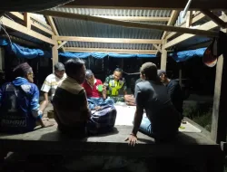 Babinsa Koramil 1404-05/Patampanua Laksanakan Patroli Malam dan Komsos di Kelurahan Kassa