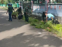 Cegah Banjir dan Pencemaran Lingkungan, Koramil 1419-01/Maiwa Gelar Karya Bakti
