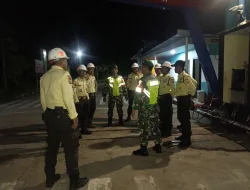 Personel Koramil 1405-04/Soppeng Riaja Laksanakan Patroli Siskamling di Kecamatan Balusu