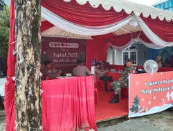 Pastikan Aman,Prajurit Kodim 0907/Trk Bersinergi Tingkatkan Keamanan Arus Mudik Dan Arus Balik Nataru