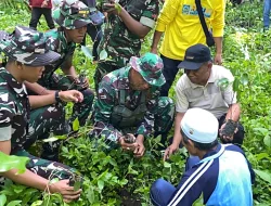 Prajurit Brigif TP/31/Perisai Sakti Berkomitmen Menjaga Hutan dan berinvestasi masa depan sumber mata air alami