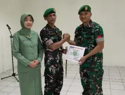 Dandim 1404/Pinrang Pimpin Upacara Pelepasan Personel Pindah Satuan
